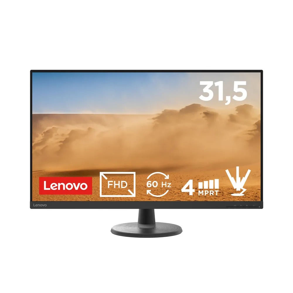 Monitor Lenovo D32-40 31,5" Full HD 60Hz VA LCD Flicker Free Schwarz
