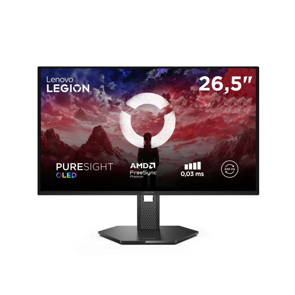 Monitor Lenovo Legion 27Q-10 26,5" Quad HD 240Hz OLED HDR10 FreeSync Premium Höhenverstellbar