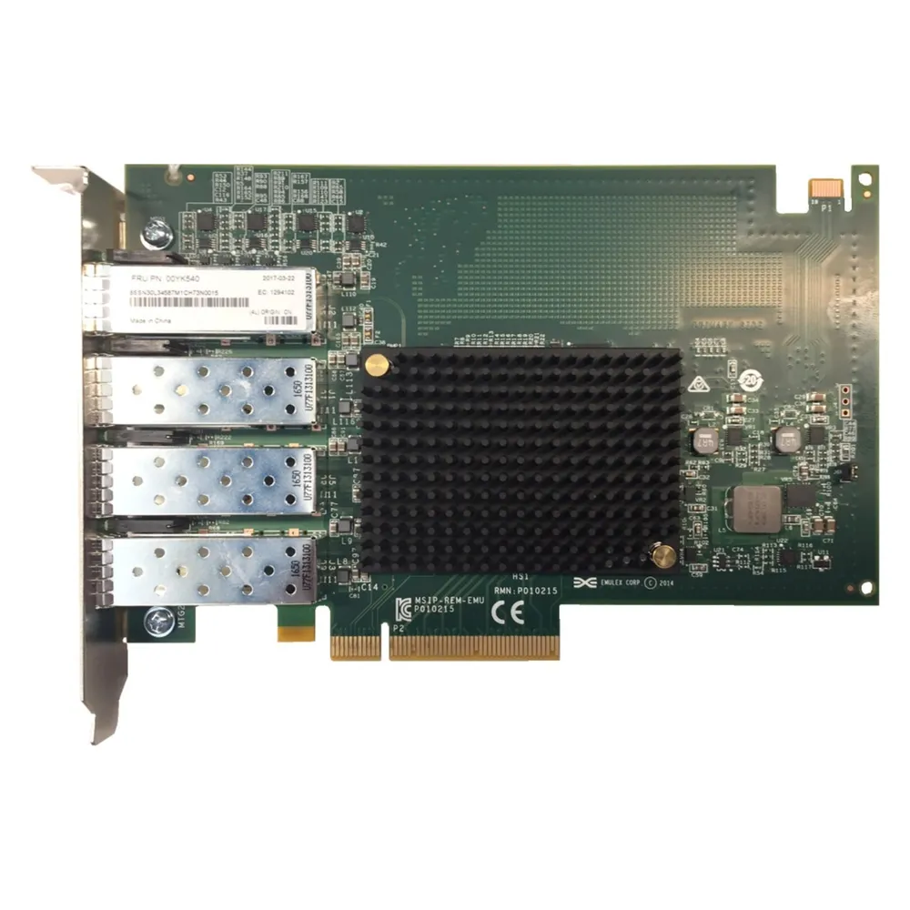 Lenovo DCG ThinkSystem Network Controller Emulex OCe14104B-NX PCIe 4-Port SFP+ Ethernet Adapter