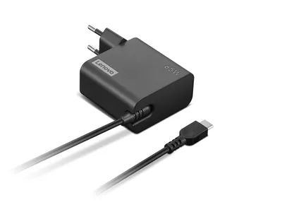 Netzadapter Lenovo GX21L58555 USB-C 65W EU Schwarz Schnellladung