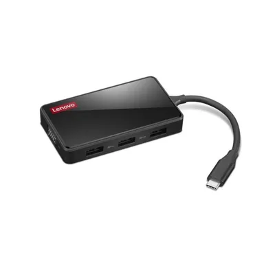 Dockingstation Lenovo GX91M73945 USB-C 3x USB-A 1x HDMI 1x VGA 4K Schwarz