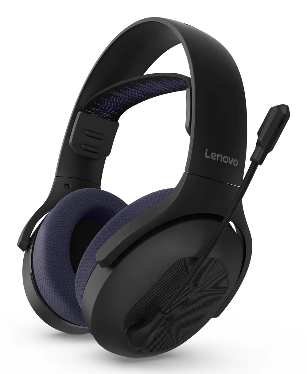 Auriculares Lenovo Legion H410 inalámbricos Bluetooth Gaming Micrófono Negro Púrpura
