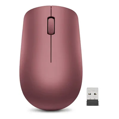 Lenovo 530 Kabellose optische Maus, 1200 DPI, Rot