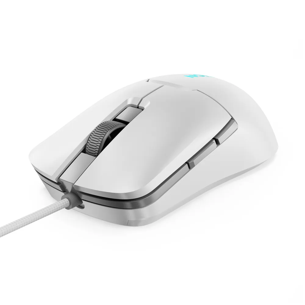 Maus Lenovo GY51H47351 USB 8000 DPI Weiß RGB Ergonomisch 6 Tasten