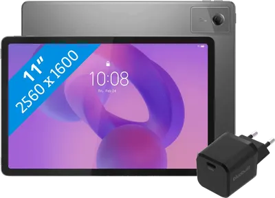Lenovo Idea Tab 11 Zoll 256GB WLAN Grau mit Stylus + BlueBuilt Ladegerät