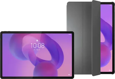 Lenovo Idea Tab Pro 12,7 Zoll 128GB WLAN Grau Mattes Display + Book Case Grau