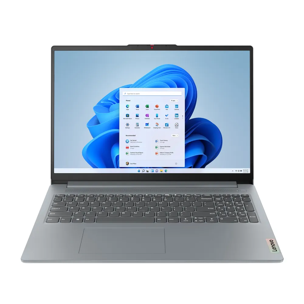 Lenovo IdeaPad Slim 3 16ABR8 Notebook (40,64 cm/16 Zoll, AMD Ryzen 5 7430U, Radeon Graphics, 16 GB, 512 GB SSD)