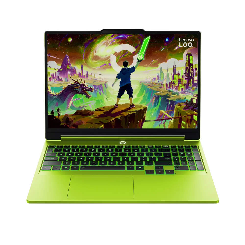 Lenovo LOQ 15AHP11 Limited Green Edition Gaming-Notebook (38,86 cm/15,3 Zoll, AMD Ryzen 7 250, GeForce RTX 5060, 16 GB, 1000 GB SSD)