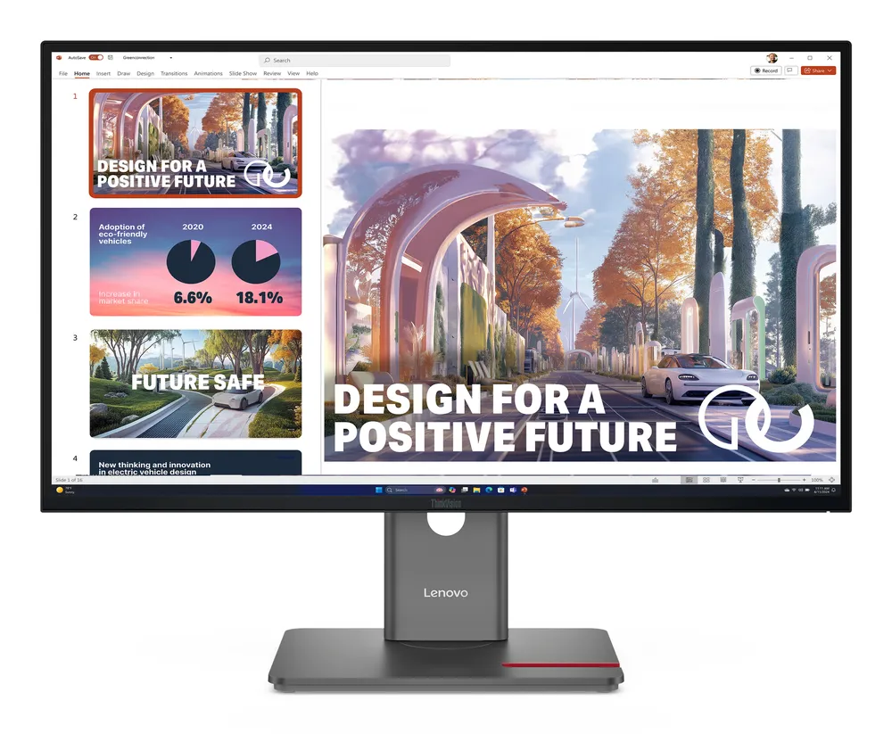 Monitor Lenovo ThinkVision P27QD-40 27" QHD 120Hz IPS USB-C Ethernet KVM