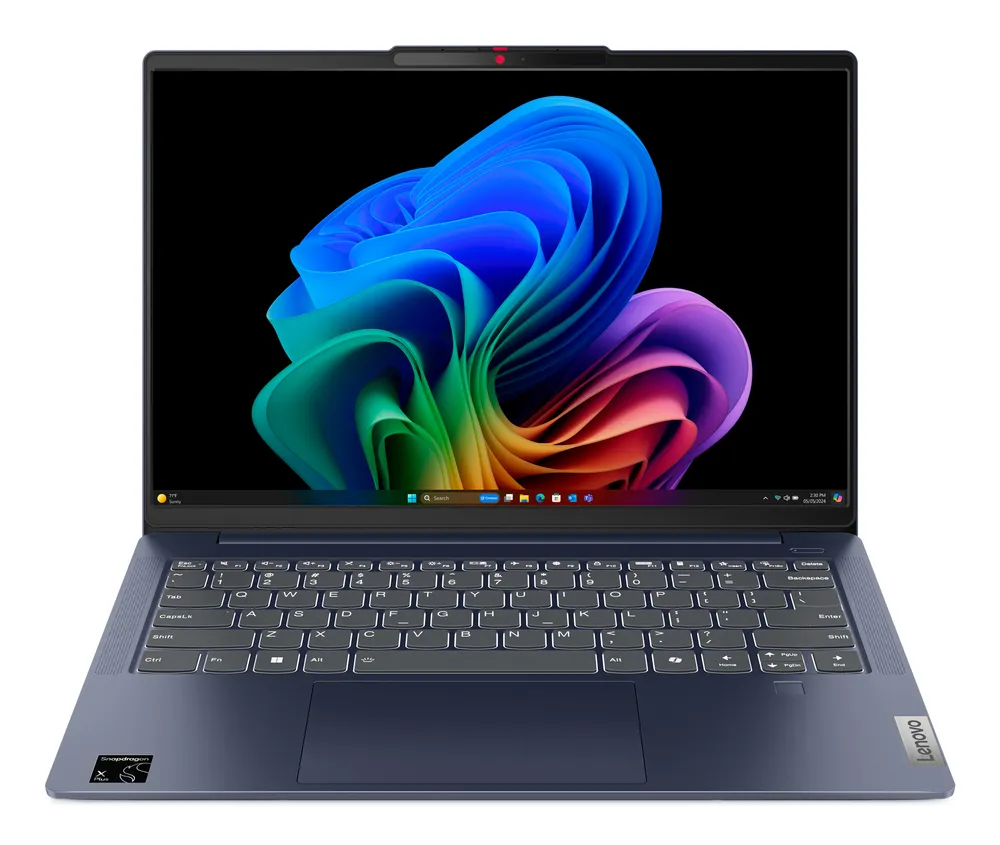 Notebook IdeaPad Slim 5 14Q8X9, Blau, Copilot+ PC, 14 Zoll, OLED, Snapdragon X Plus X1P-42-100, 32GB, 1 TB