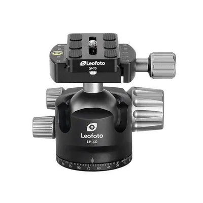Kugelkopf Leofoto LH-40 mit QP-70 Schnellwechselplatte, 20 kg Traglast, 360° Panorama