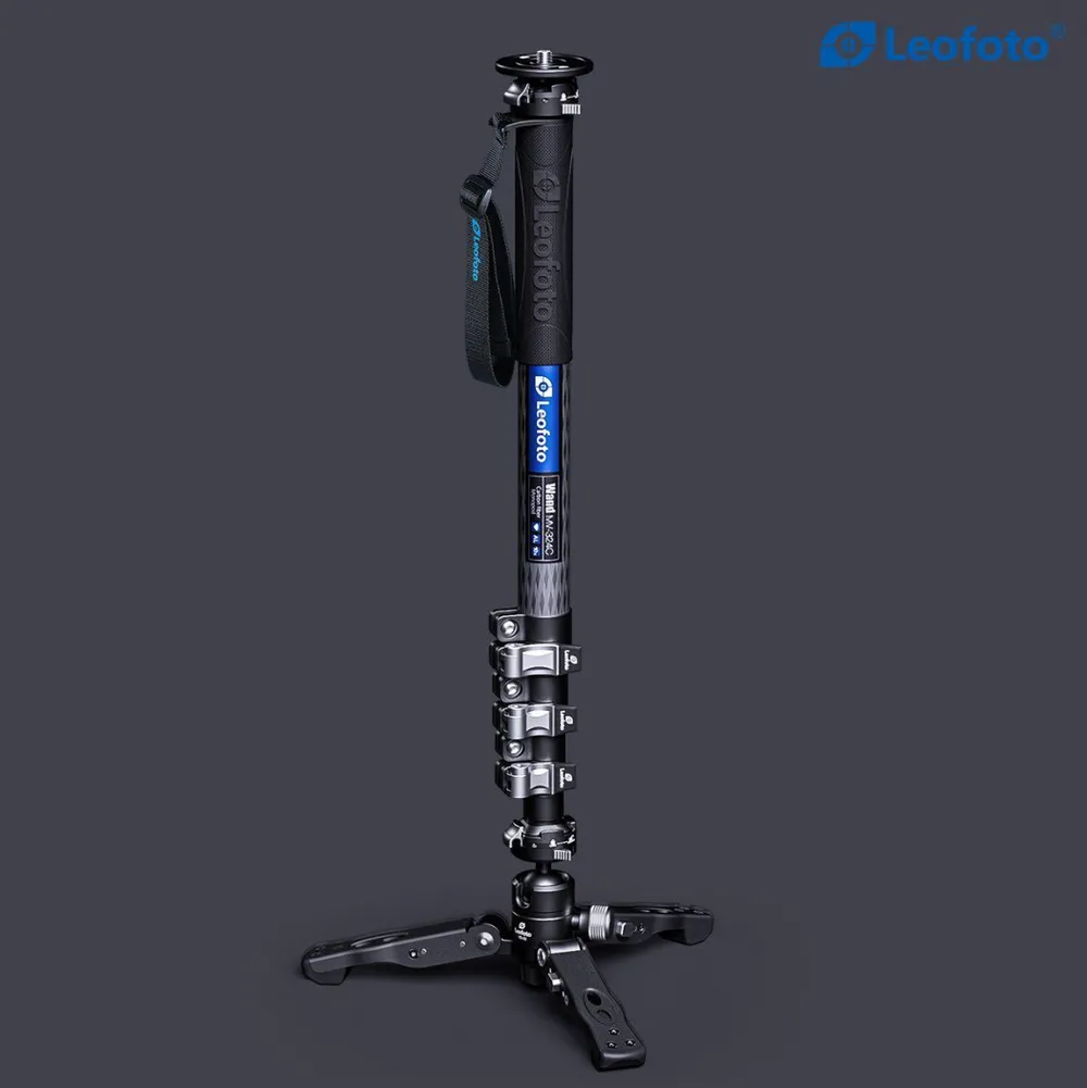 Leofoto Carbon-Einbeinstativ MV-324C+VD-03