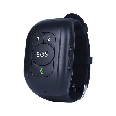 Leotec Senior Smart Band 4G Smartarmband mit GPS und SOS-Taste schwarz