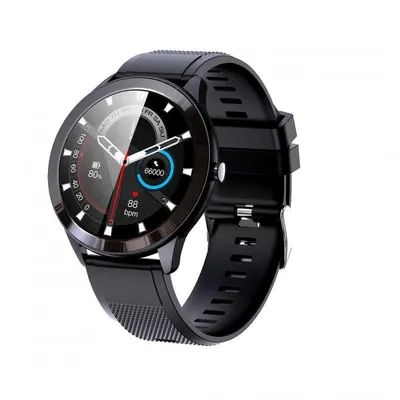 Leotec Smartwatch MultiSport Wave Bluetooth 46,5mm IPS Schwarz IP68 SpO2 Herzfrequenz Schlafmonitor