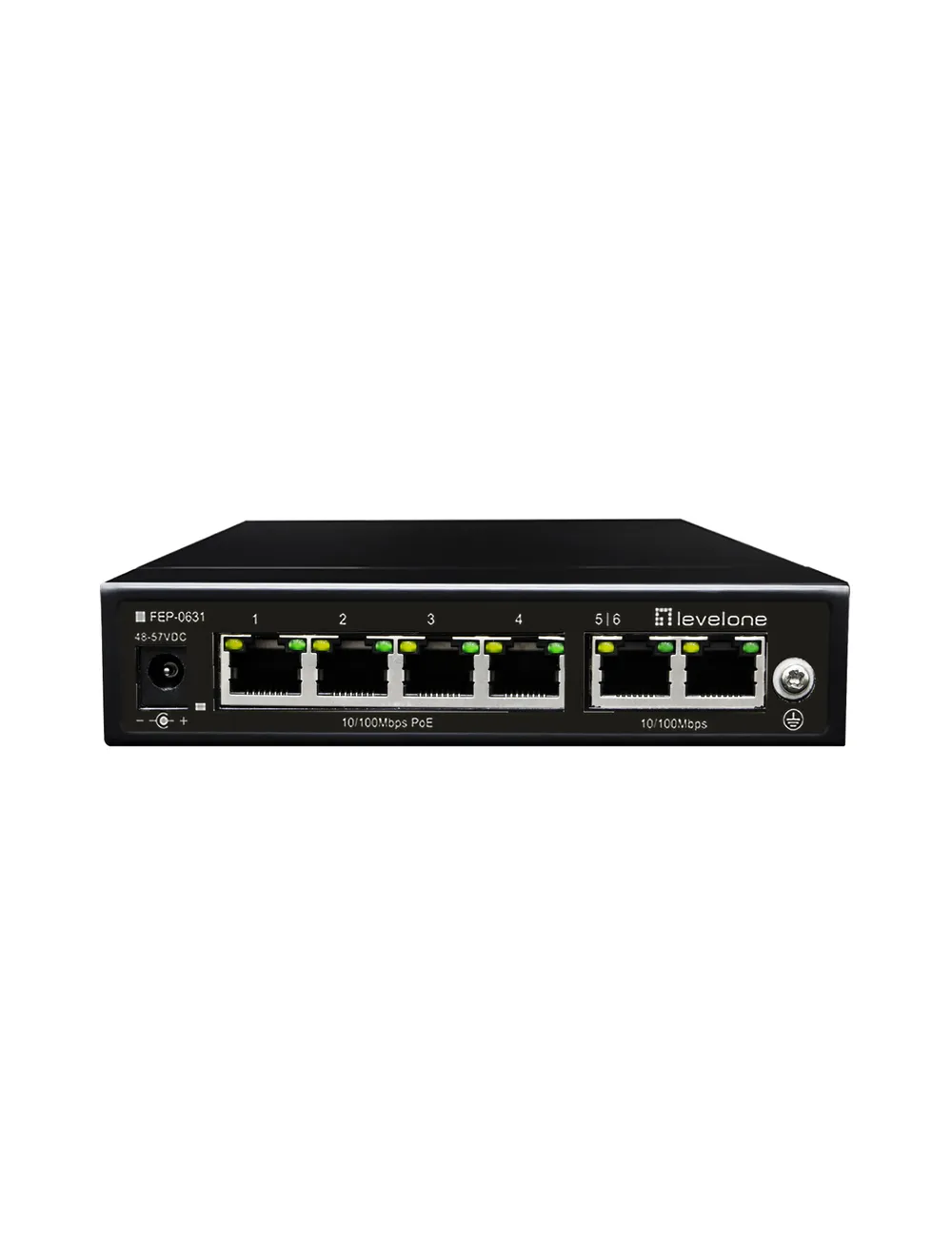 Switch LevelOne FEP-0631 Fast Ethernet PoE 6 Ports