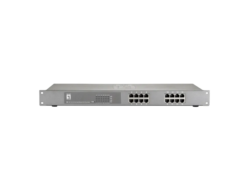 Switch Level One FEP-1612 16 Ports Fast Ethernet PoE 10/100Mbps