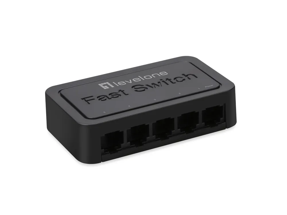 LevelOne FEU-0512 Netzwerk-Switch Unmanaged Fast Ethernet (10/100) Schwarz