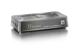 LevelOne FSW-0508TX Netzwerk-Switch Unmanaged Fast Ethernet (10/100) Schwarz, Grau