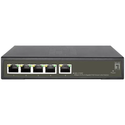 Level One Gigabit 8-Port Metall Unmanaged Switch, kompakt und leise