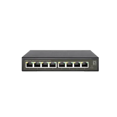 LevelOne GES-2108 8-Port Gigabit L2 Switch mit lüfterlosem VLAN und Webmanagement