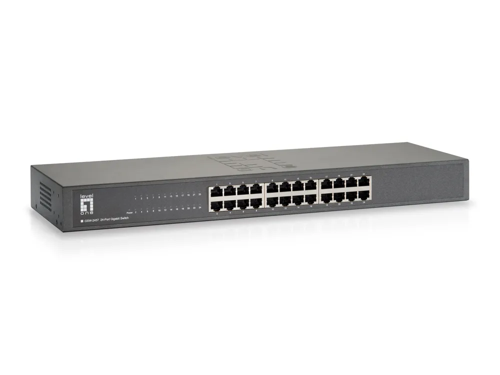 LevelOne GSW-2457 Netzwerk-Switch Unmanaged Gigabit Ethernet (10/100/1000) Schwarz