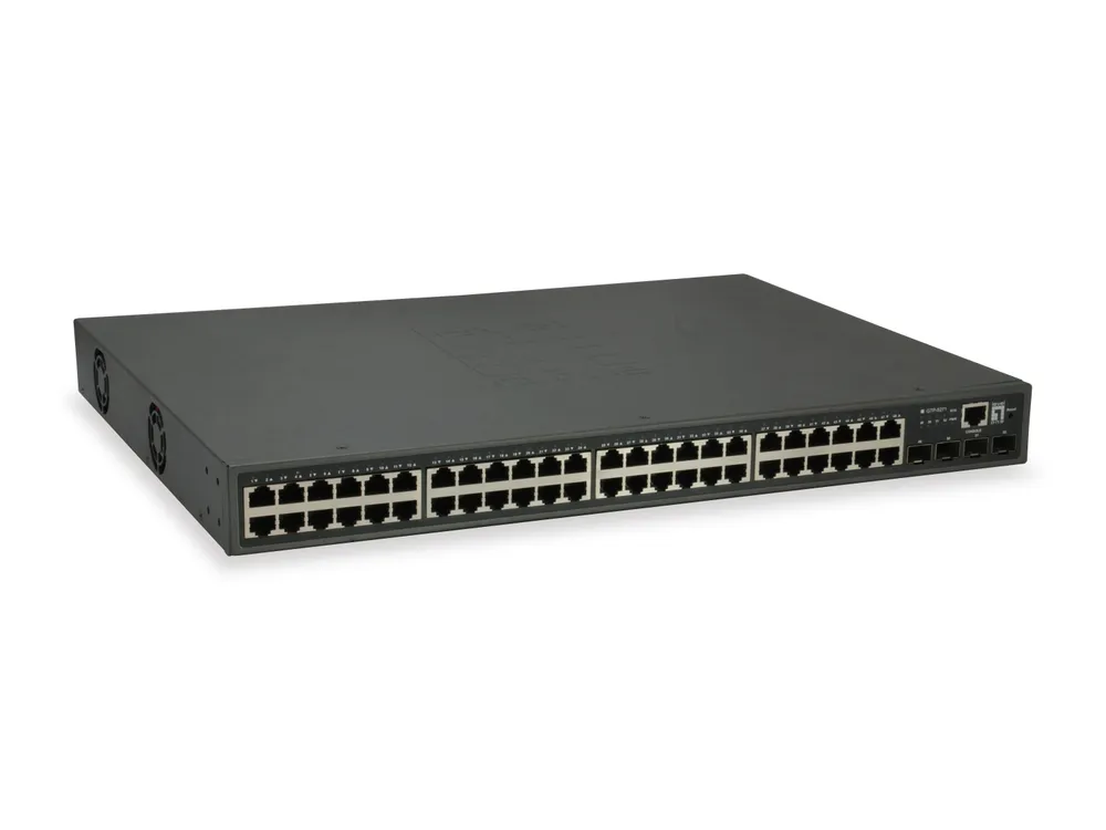 Switch LevelOne GTP-5271 Managed L3 48 Ports Gigabit Ethernet PoE Rack