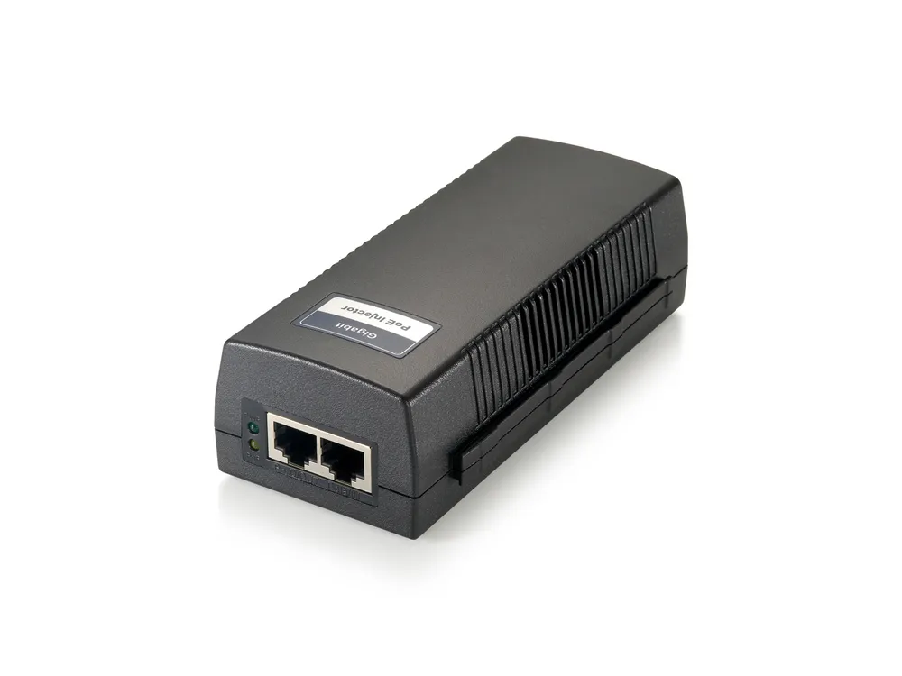 PoE-Injektor LevelOne POI-3000B 30W 2 RJ-45-Ports Gigabit Ethernet Schwarz