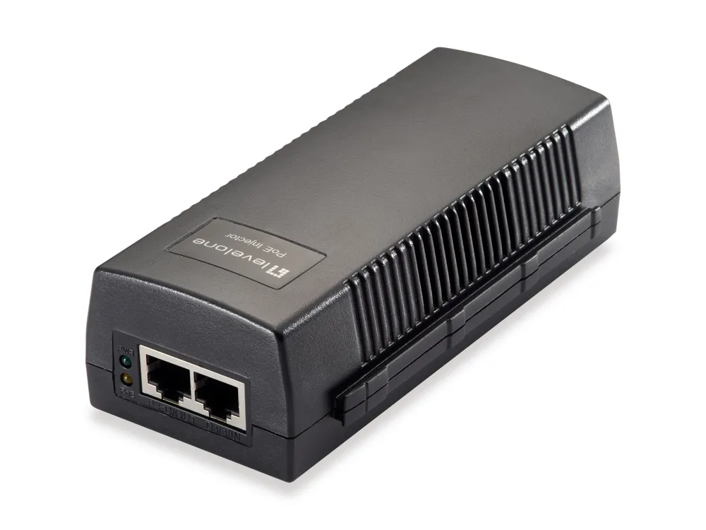 Level One POI-3010 Gigabit-Ethernet-PoE-Adapter und -Injektor