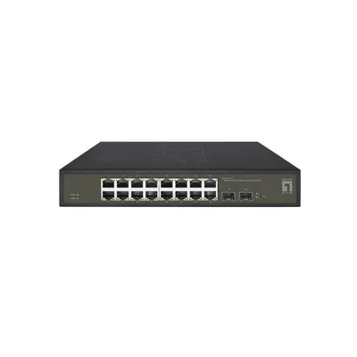 Switch LevelOne GES-2118 Managed 16x Gigabit Ethernet L2 Rack 2x SFP