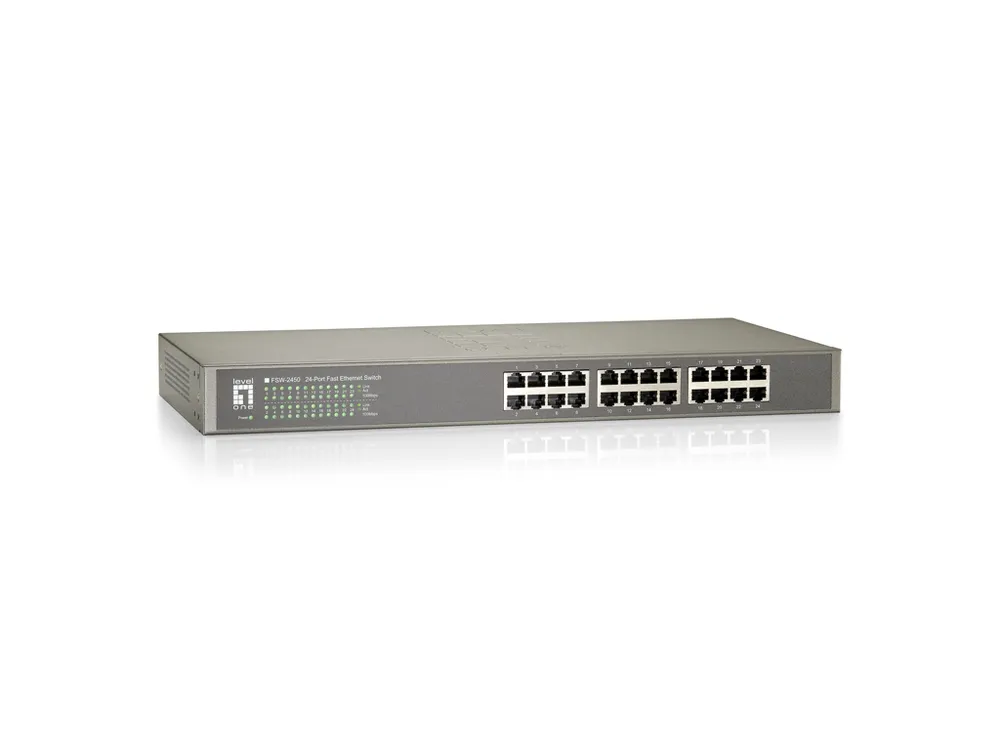 Switch LevelOne FSW-2450 24 Ports Ethernet Schnell Rack-Montage
