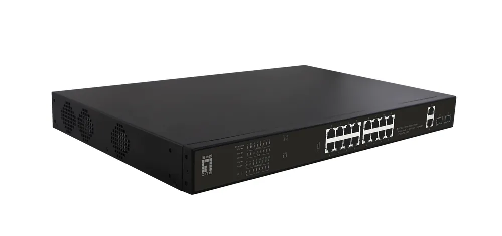 Switch LevelOne GEP-2021 20 Ports Gigabit PoE 1U Unmanaged