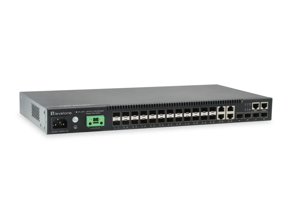 Switch LevelOne GTL-2872 Managed L3 128 Gbit/s Rack-Montage