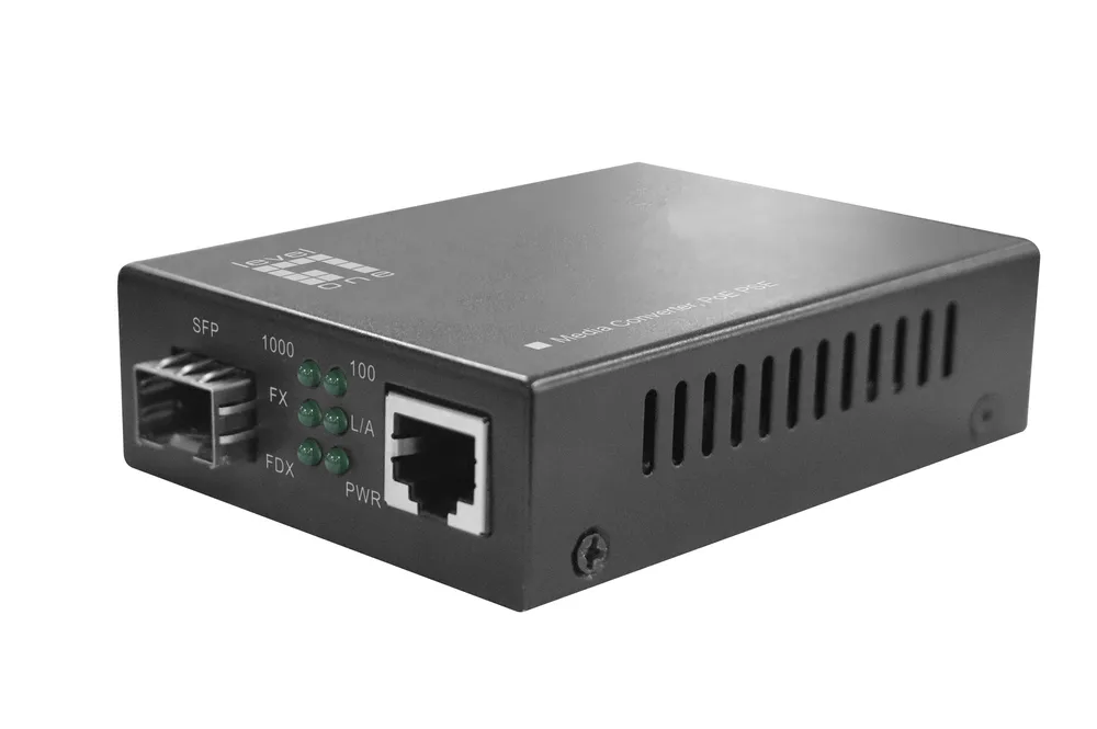 Switch LevelOne GVT-2012 Gigabit SFP PoE+ 1000 Mbit/s RJ45 Glasfaser