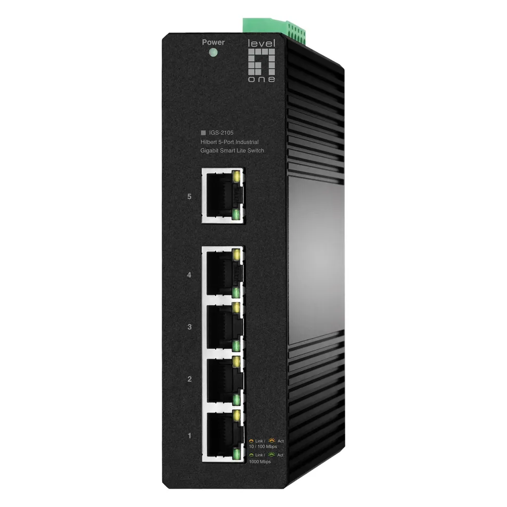 LevelOne Switch 5x GE IGS-2105 1000 BASE-T RJ45 schwarz