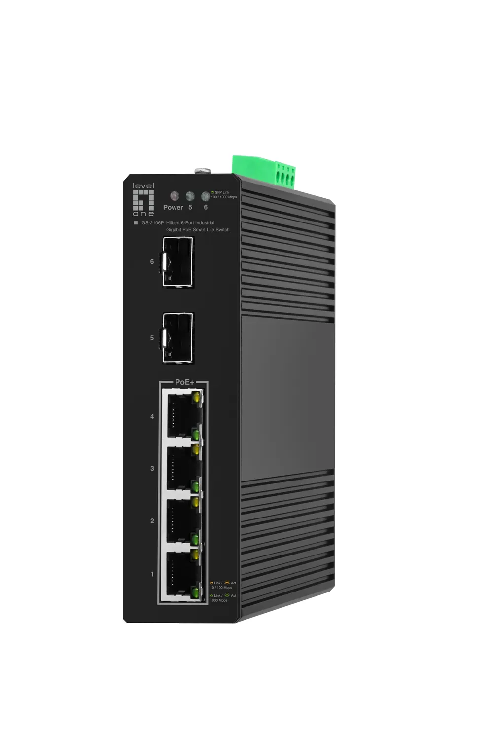 Switch LevelOne IGS-2106P Managed L2 Gigabit Ethernet PoE+