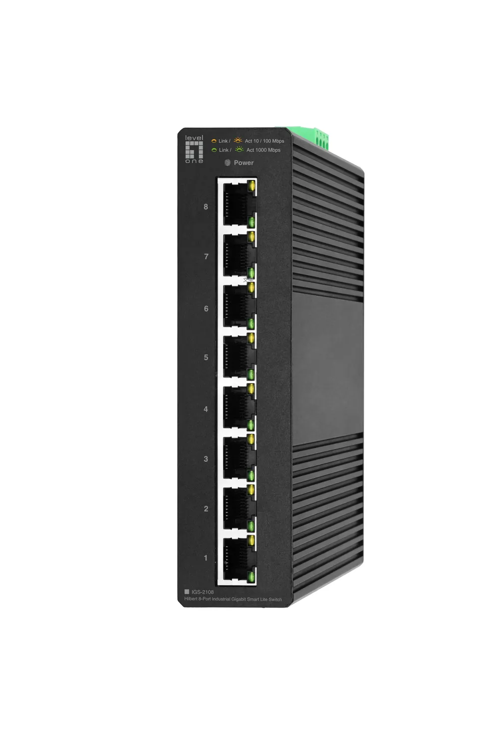 Switch LevelOne IGS-2108 Managed L2 8 Ports Gigabit Ethernet