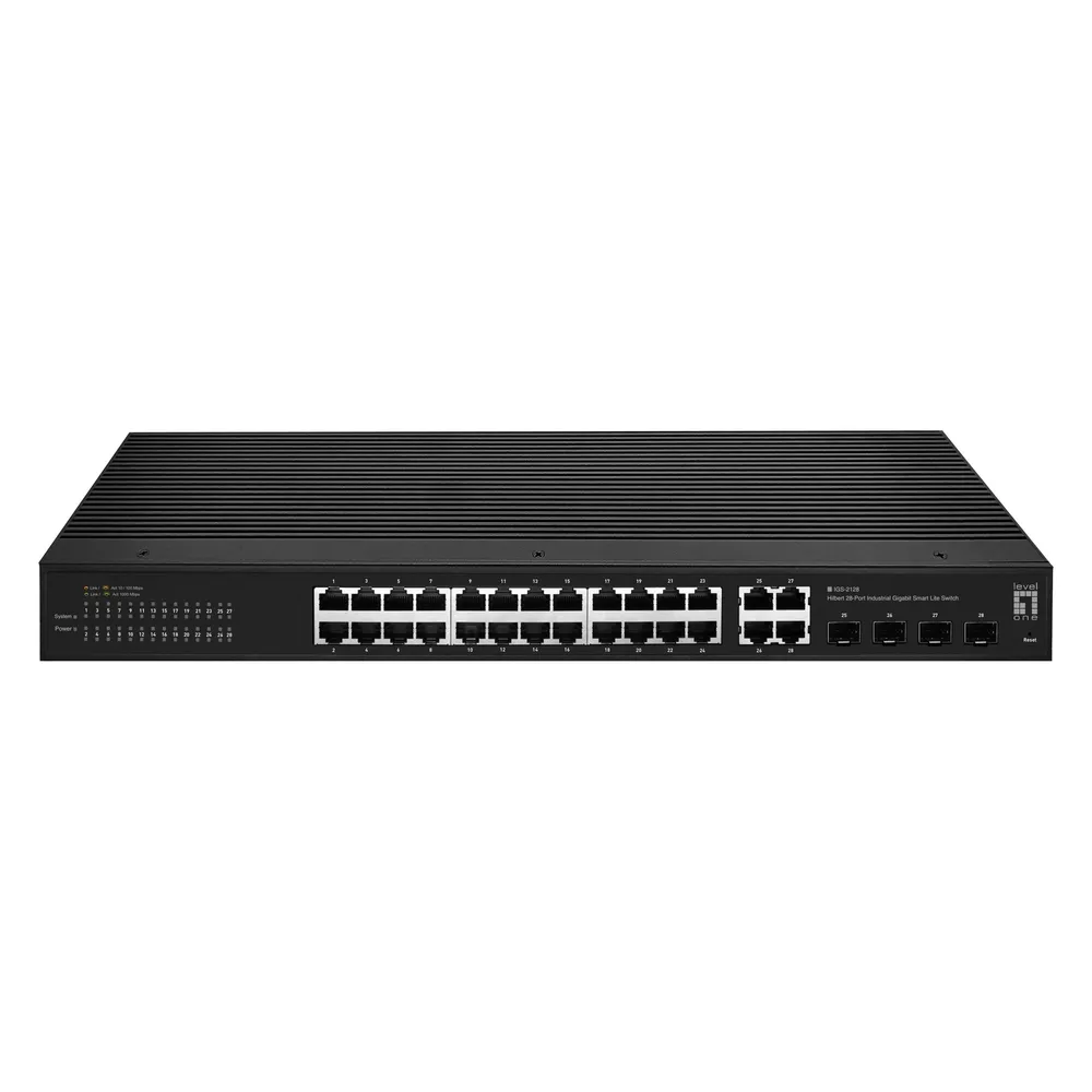 LevelOne Switch 28x GE IGS-2128 4xSFP, 24xRJ45 Ports sw