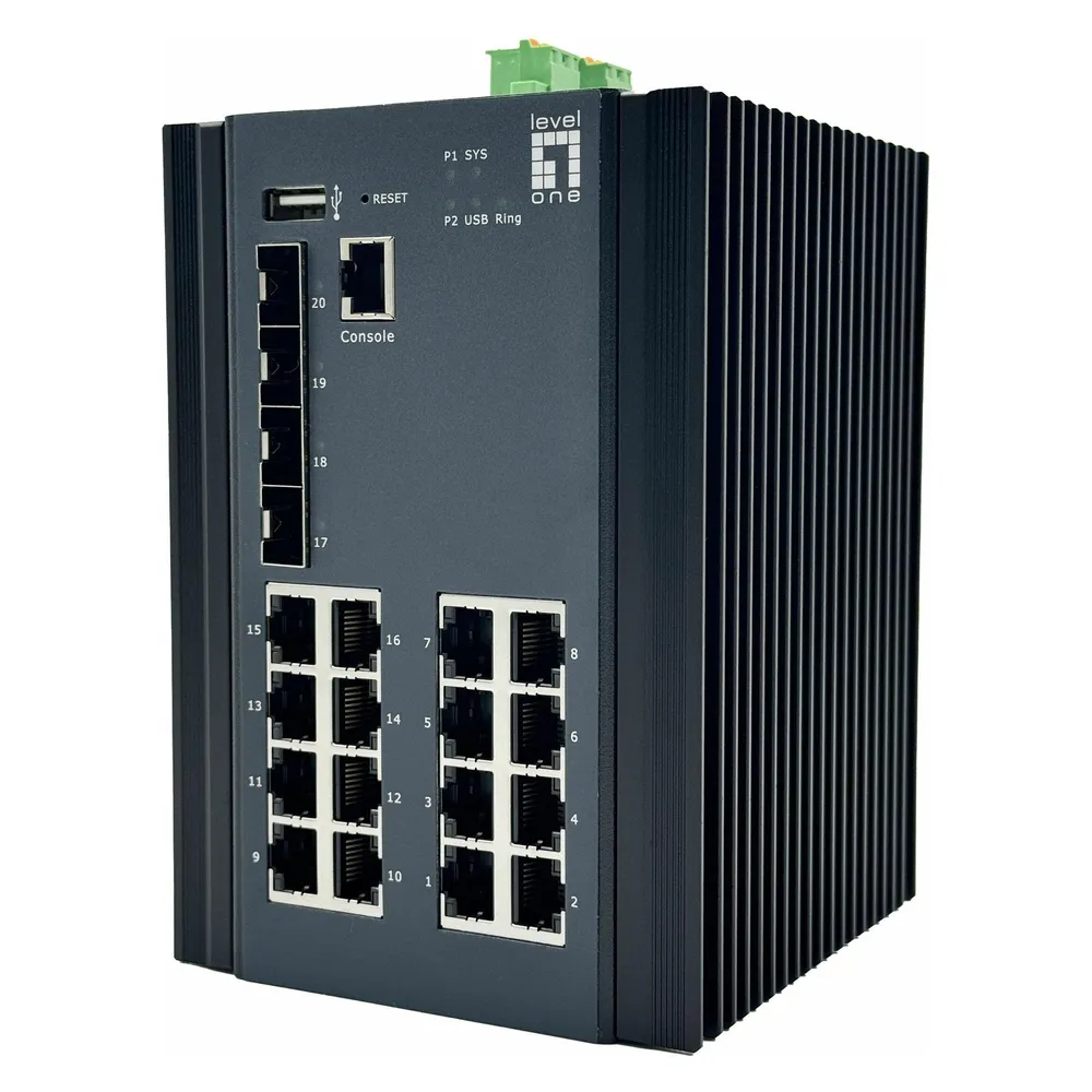 LevelOne Switch 20x GE IGU-2071 16x 1GbE,4x 2.5GbE SFP sw