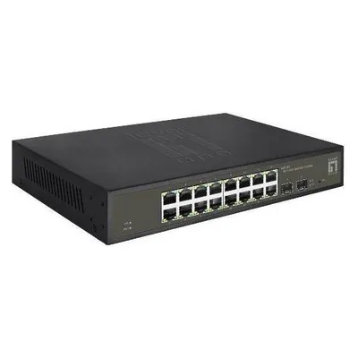 LevelOne GES-2118 Netzwerk-Switch Managed L2 Gigabit Ethernet (10/100/1000) Schwarz