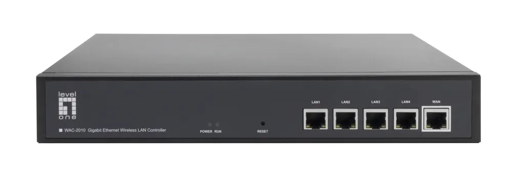 Router LevelOne WAC-2010 Ethernet 10/100/1000 Mbps Metall Schwarz 256 MB RAM