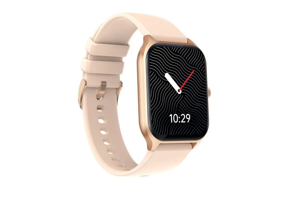 Levowatch LPro Smartwatch (5 cm/1,96 Zoll), Fitness Tracker Uhr, inkl. Telefonfunktion und Musikplayer, KI-Stimmerkennung, HD Display, Damen
