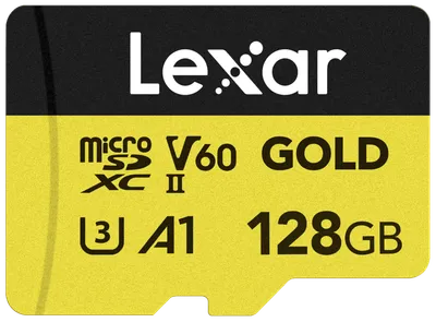 Lexar Professional microSDXC GOLD 128GB 100 MB/s