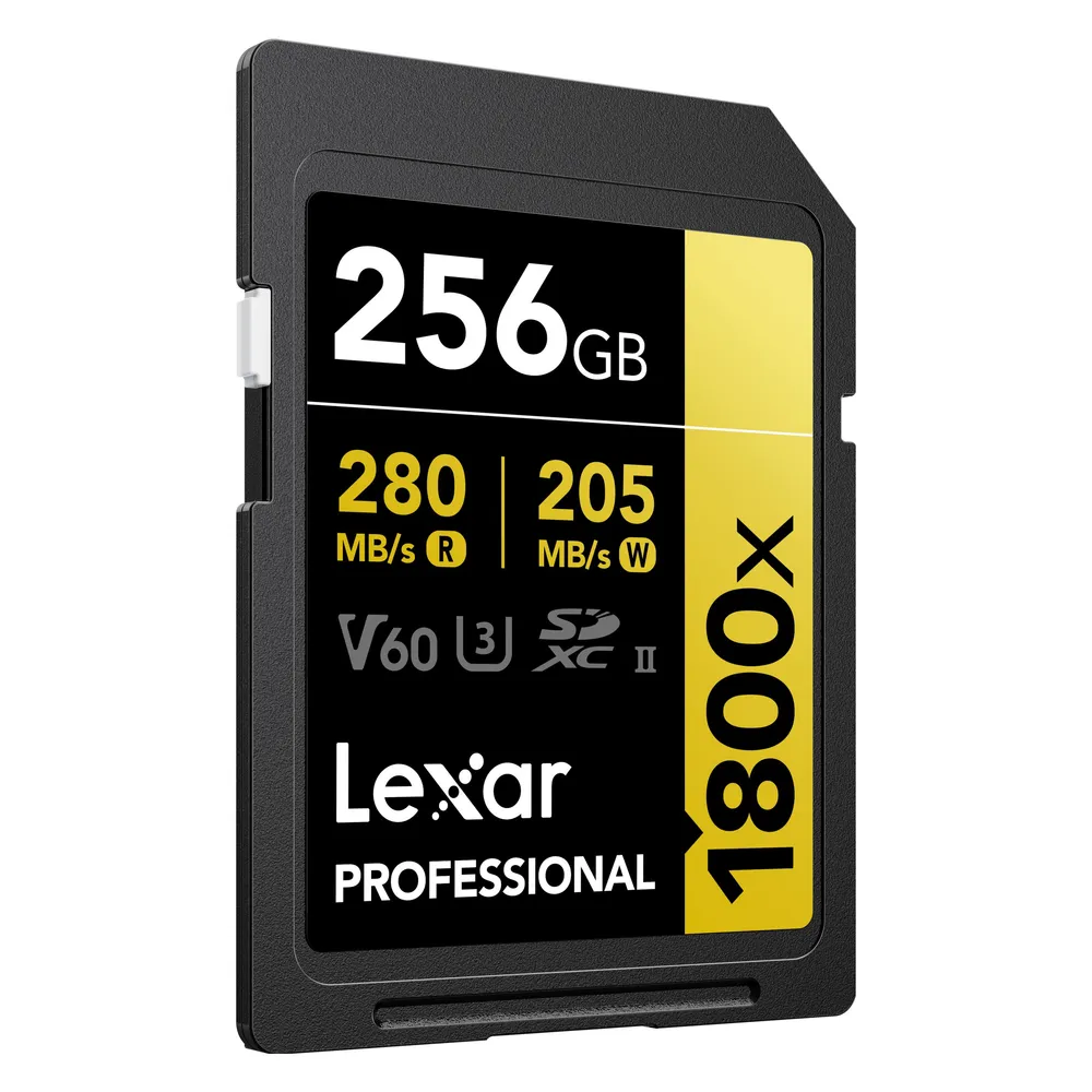 Lexar Professional SDXC 1800x GOLD 256GB 180 MB/s