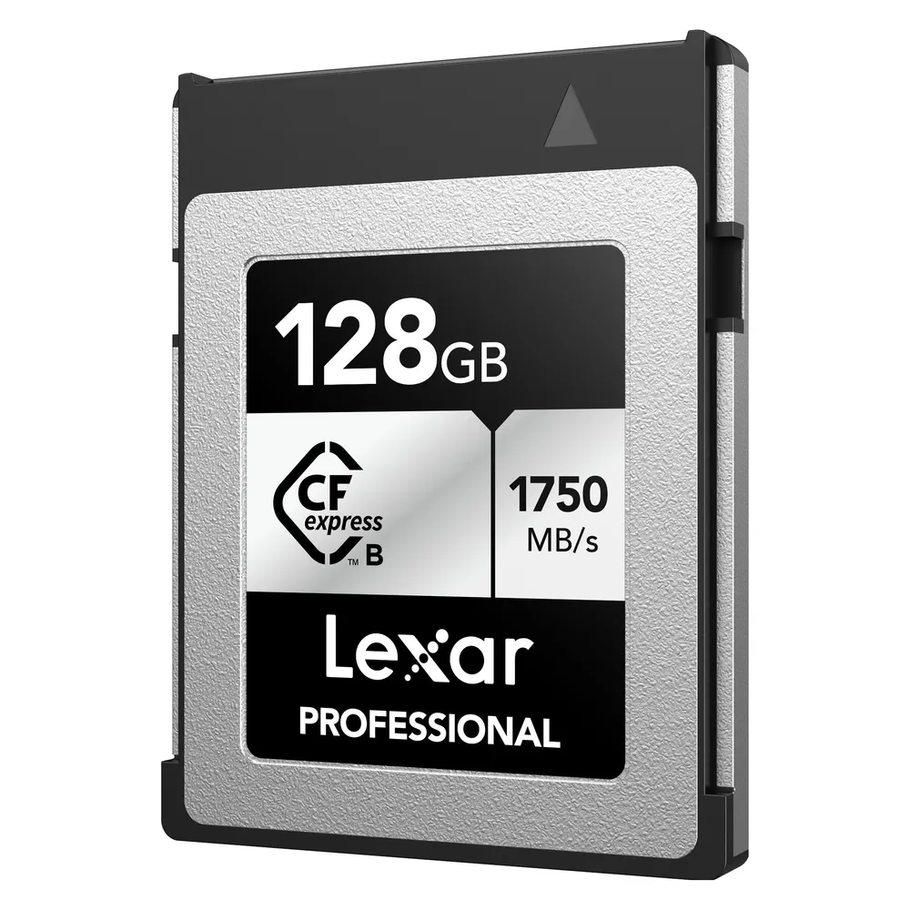 CFexpress Karte Lexar LCXEXSL128G-RNENG 128GB 1750MB/s Lesen 1300MB/s Schreiben Silber