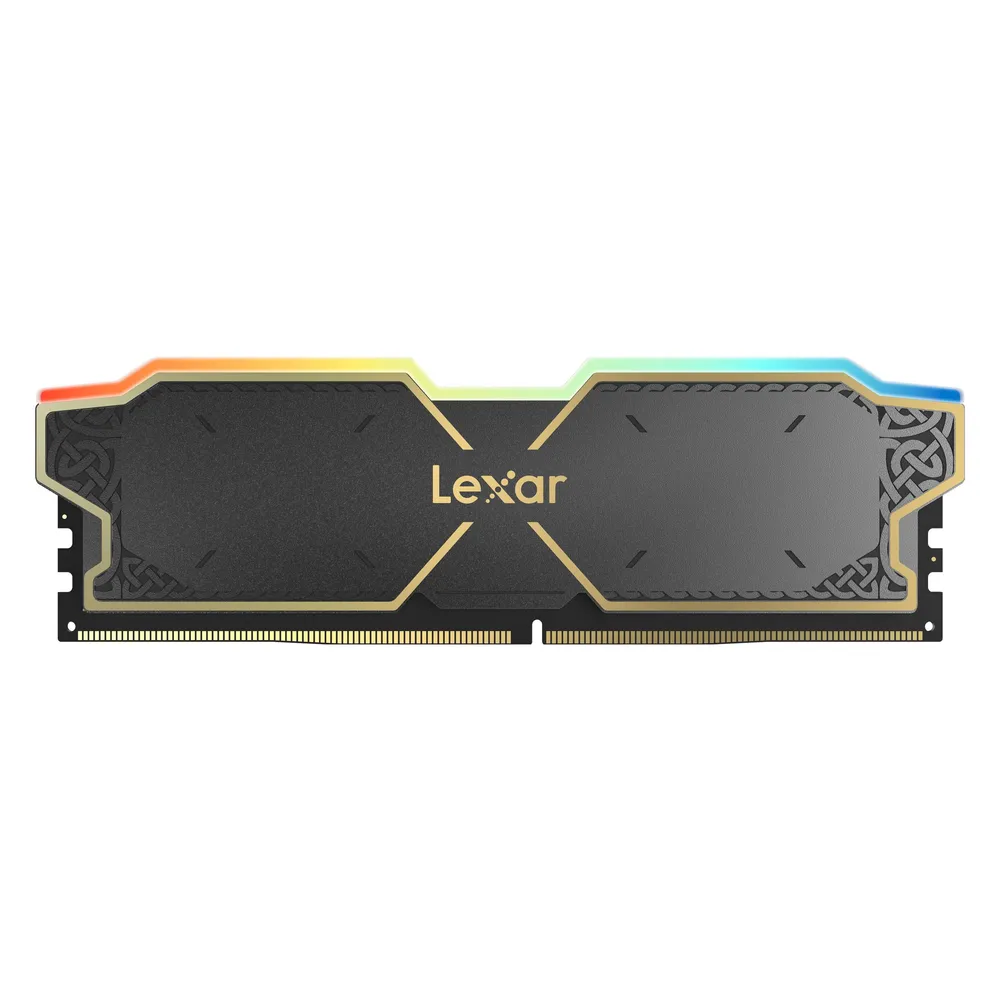 Lexar Kit Barrettes mémoire 32Go (2x16Go) DIMM DDR5 Thor RGB 6000MHz (Noir)