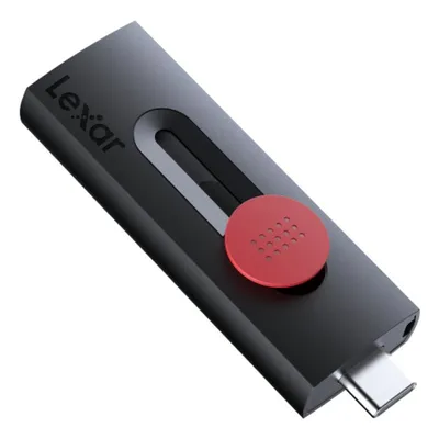 Lexar 256 GB USB 3.2 Gen 1 Typ-A/Typ-C Schwarz 130 MB/s Schiebe-USB-Stick