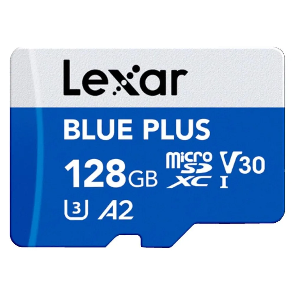 MicroSD Karte Lexar BLUE PLUS 128 GB UHS-I 170 MB/s Class 3 U3 V30 Blau