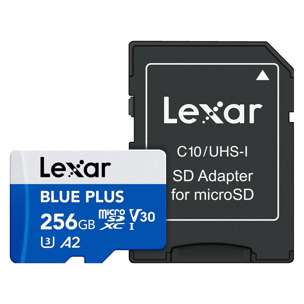 MicroSD Karte Lexar Blue Plus 256 GB UHS-I 170 MB/s Klasse 3 V30 A2