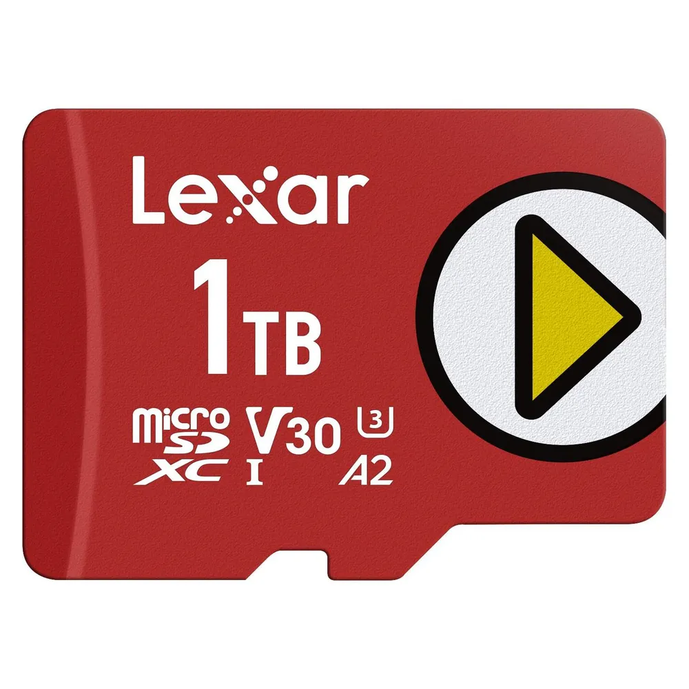 microSDXC Lexar LMSPLAY001T-BNSNG 1 TB UHS-I 205 MB/s 140 MB/s V30 A2 Rot