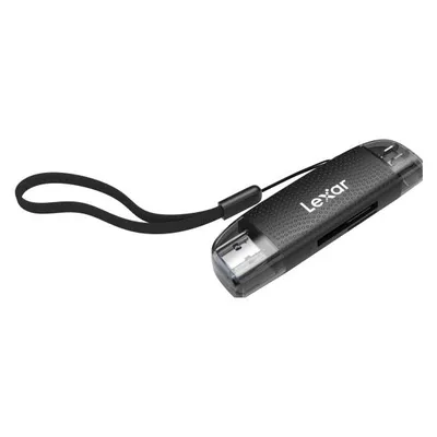 Kartenleser Lexar LRW310 Dual Slot SD/microSD USB-A/C 205 MB/s Schwarz